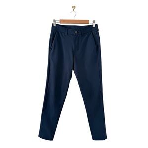 Lululemon Commission Pants Slim Warpstreme Navy Blue Men’s Sz 28 x 30